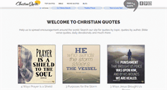 Desktop Screenshot of christianquotes.info