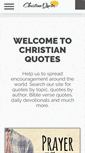 Mobile Screenshot of christianquotes.info